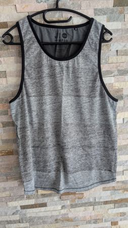 Lässiges Tanktop von !Solid – Grau meliert – Gr. M