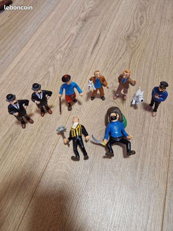 Figuren: Lot de 9 figurines Tintin – Gebraucht aus Carouge GE von pat_ffv7