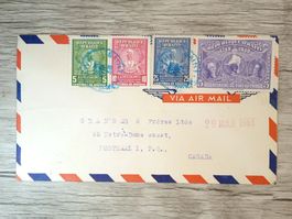 TR63 Enveloppe + Timbre Haiti 1951