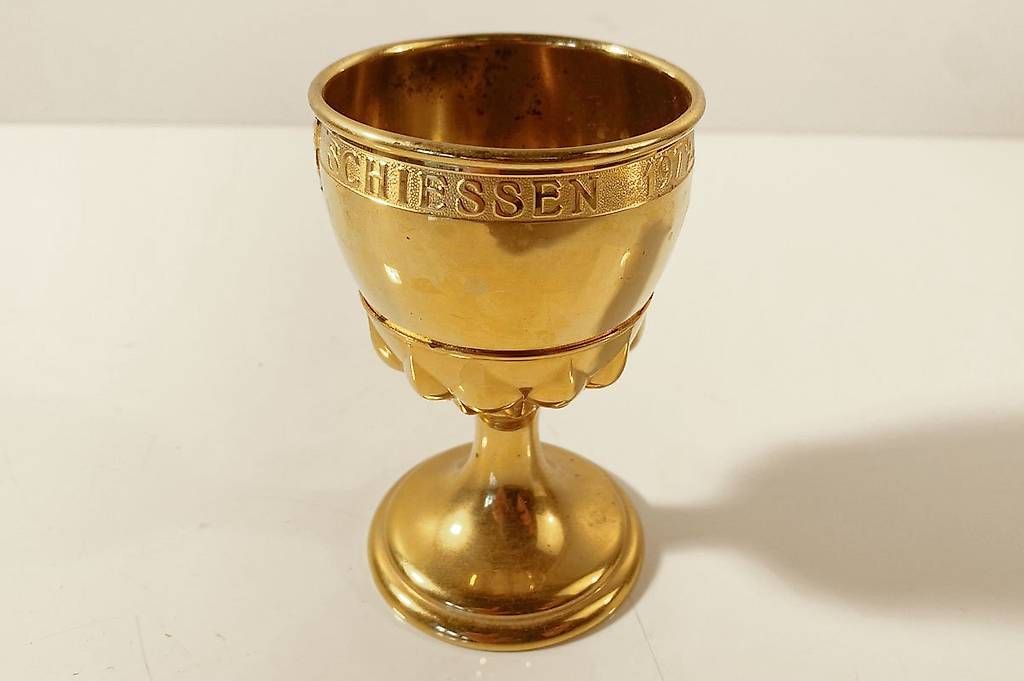 Jezler Sonstiges zum Sammeln & Seltenes: Vergoldeter Silber Schützenbecher Morgarten Schiessen 1972 – Gebraucht aus Ballwil von ClassicGallery 5