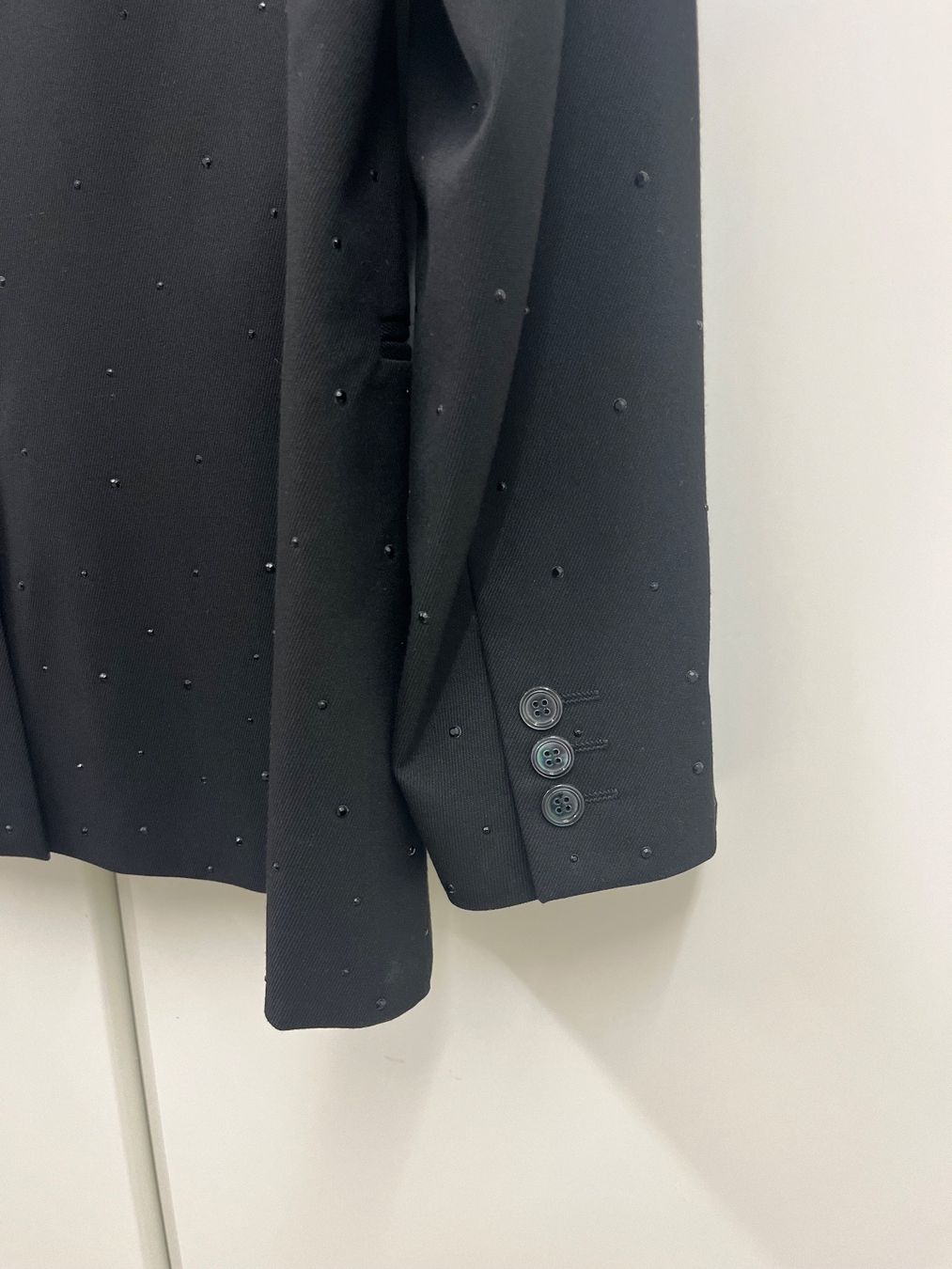 Giacche: Schwarzes Sakko mit Strass, Gazzarini Uomo – Usato da Birrwil venduto da Bruce1968 6