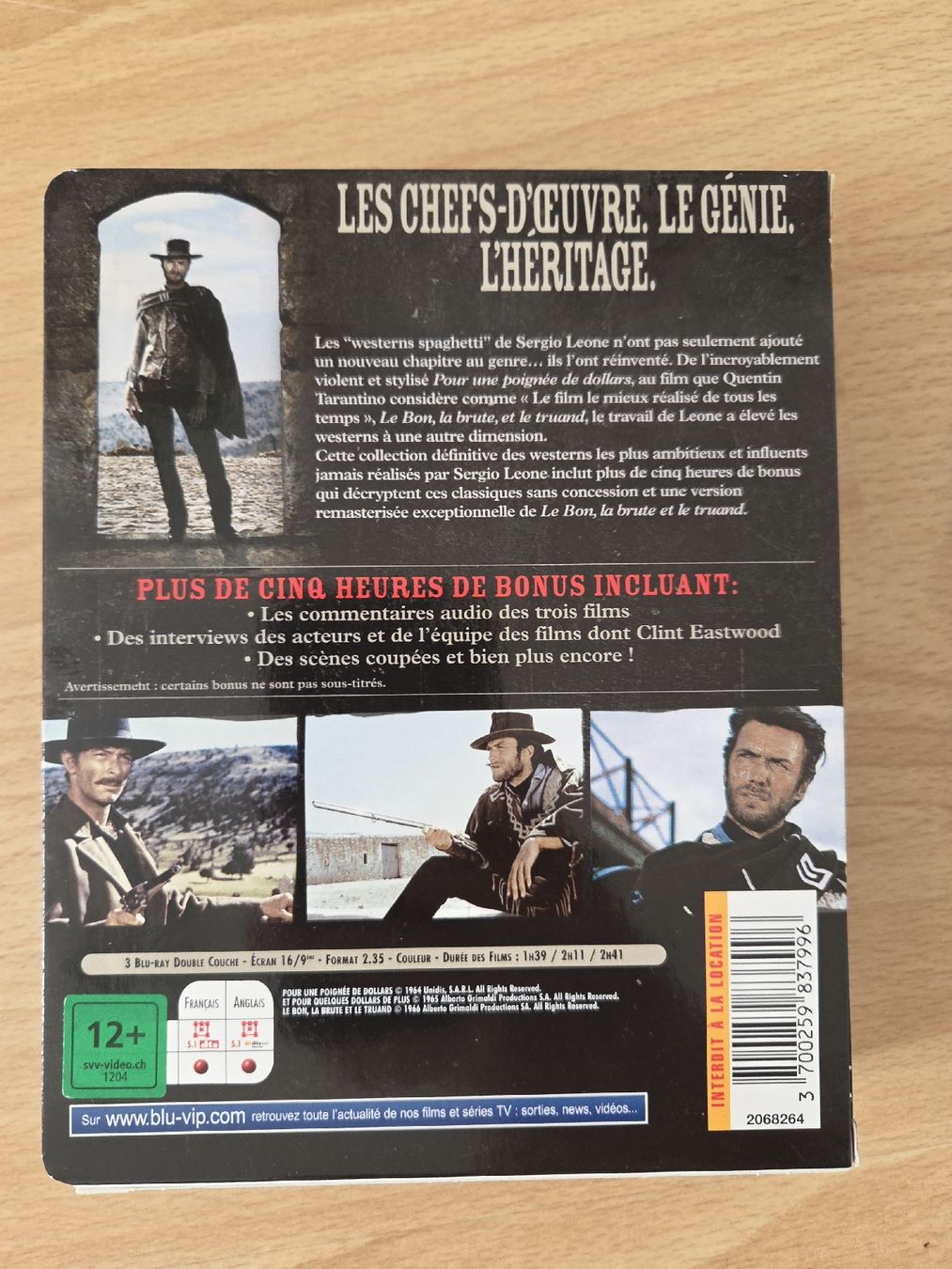 Tutti i DVDs: la trilogie du dollar coffret bluray  – Usato da Biel/Bienne venduto da Totalkelly 3