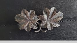 Antike Silberbrosche gest. 800 + TIKO, 5 x 2,5 cm, 4 g
