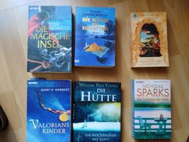FERIENLEKTÜRE 6 div Bücher St. 1.--Fr