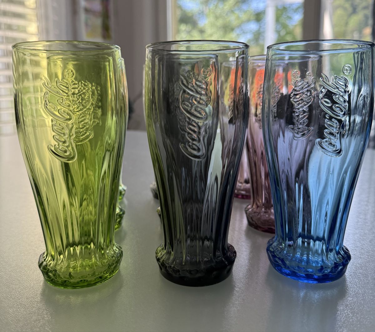 Coca-Cola Bicchieri: 9 Coca Cola Gläser von Mc Donalds – Usato da Gränichen venduto da pellegrino333 1