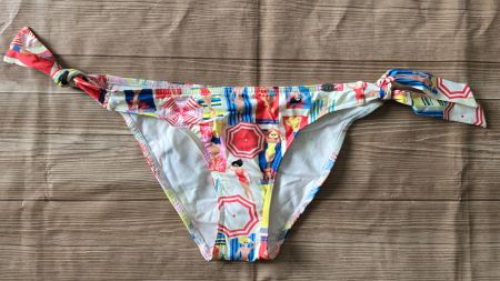 🤩​​ PLAGE DU SUD Bikini-Hose - 36 - Pin-up Strand-Print 👙