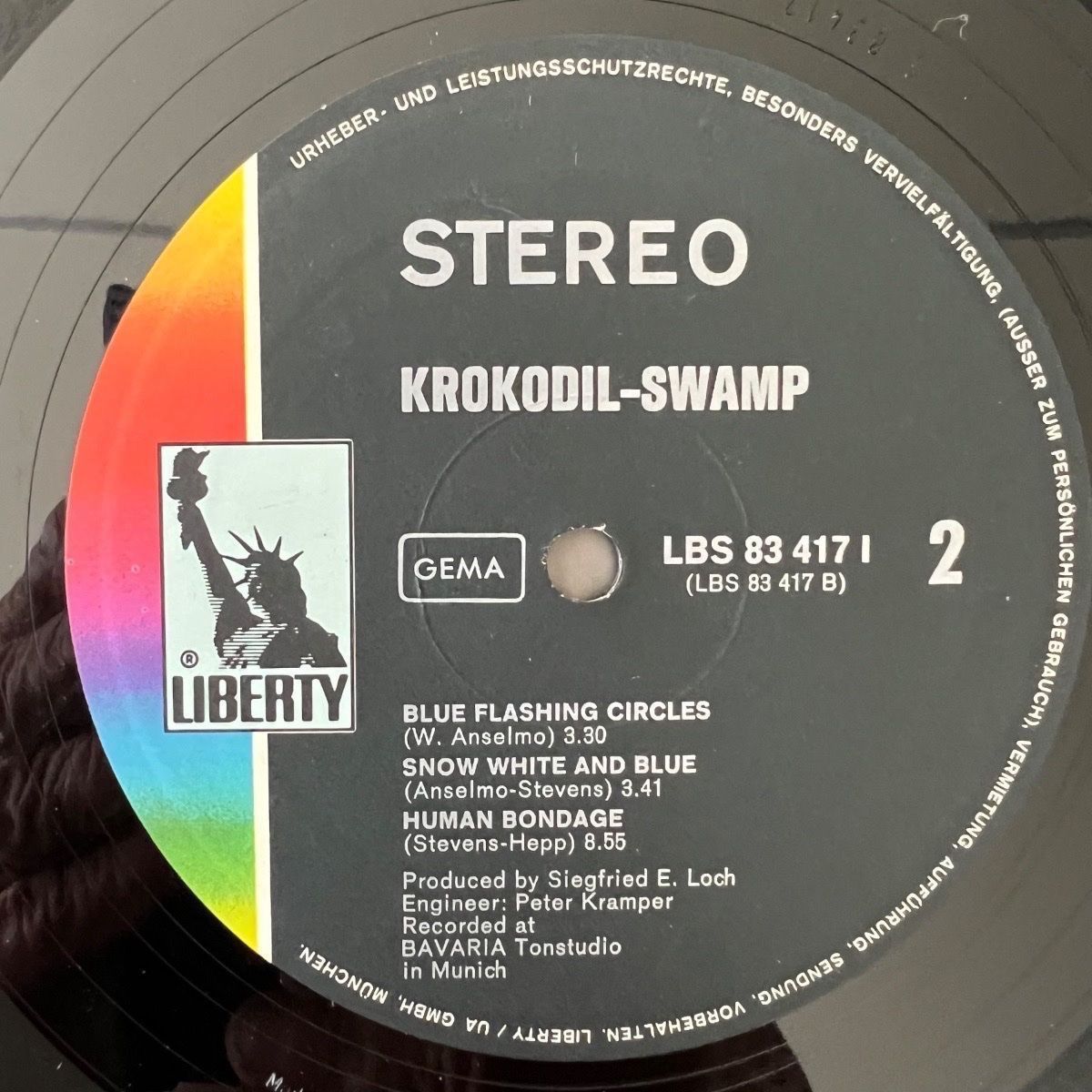 Schallplatten: Krokodil - Swamp / 1. D-Press. 1970 - Very nice Copy – Gebraucht aus Gais von soundcave57 2