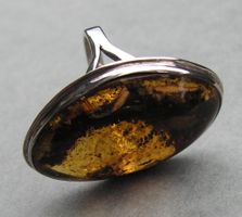 ♥ MASSIV / DOMINIKANISCHER BERNSTEIN RING / GROSSE 55,5 ♥