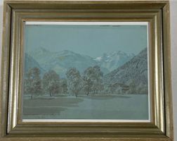 Heinrich Murer (1774-1822) / Aquarell / Engelbergerthal