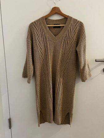 Robe pull Massimo Dutti, fabriquée en Italie, taille S