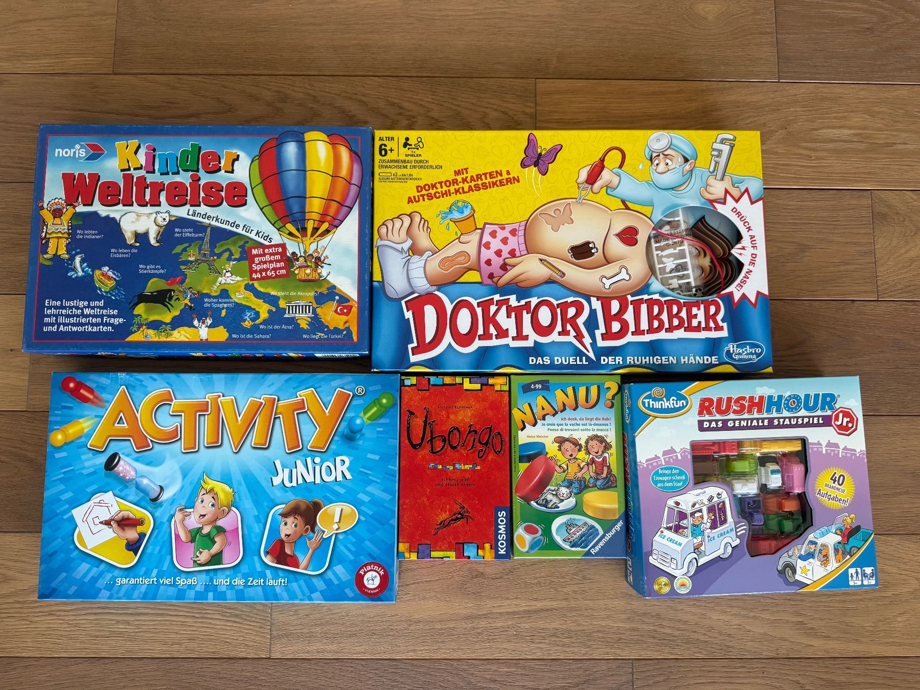 Kosmos Giochi: Spielepaket mit 6 Gesellschaftsspielen – Nuovo e nell'imballaggio originale da Basel venduto da mary267