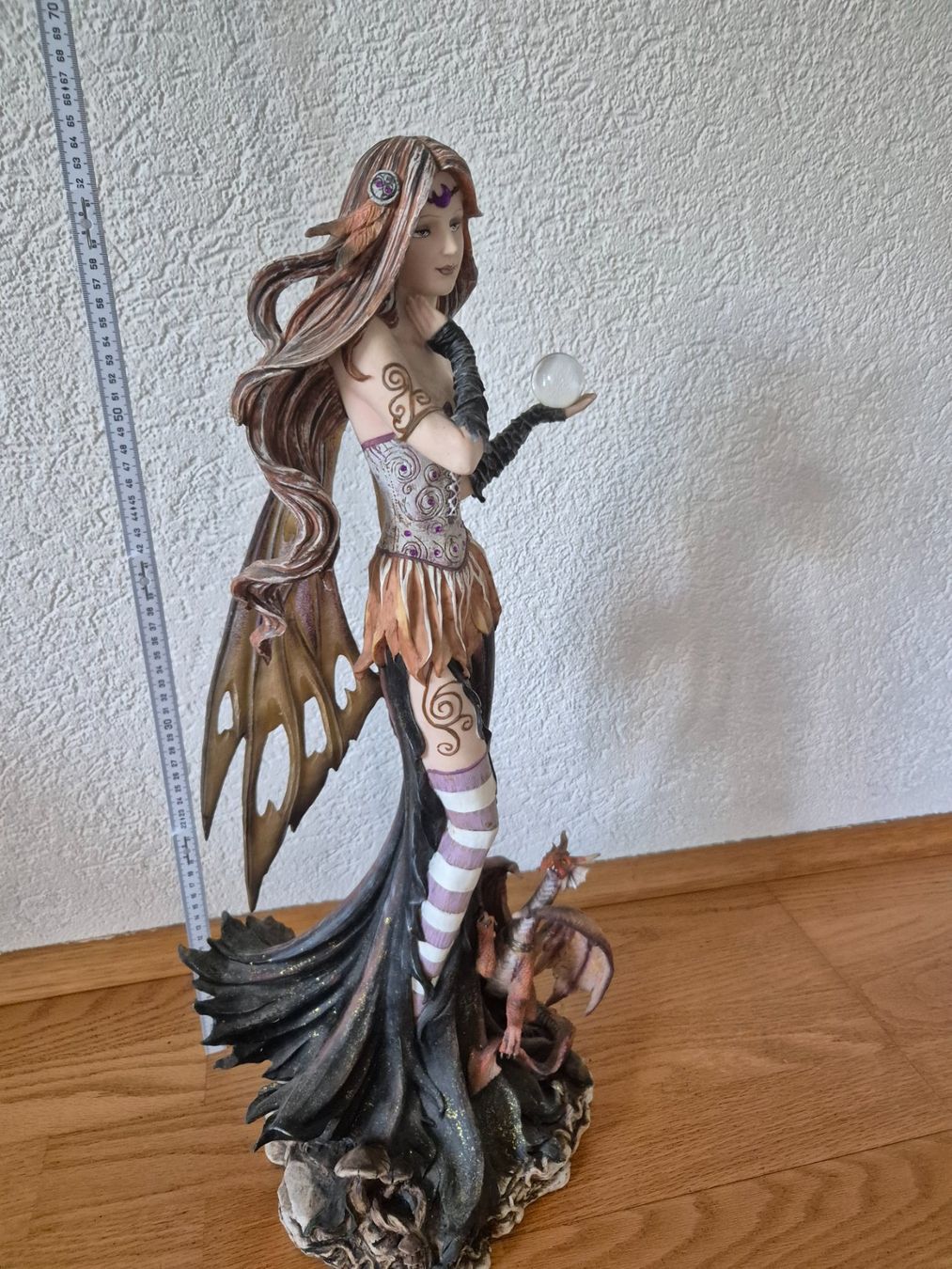 Figurines: Fantasy-Figur Große Elfe - mit Glaskugel Deco – D'occasion à Riehen par WinniePuh4 2