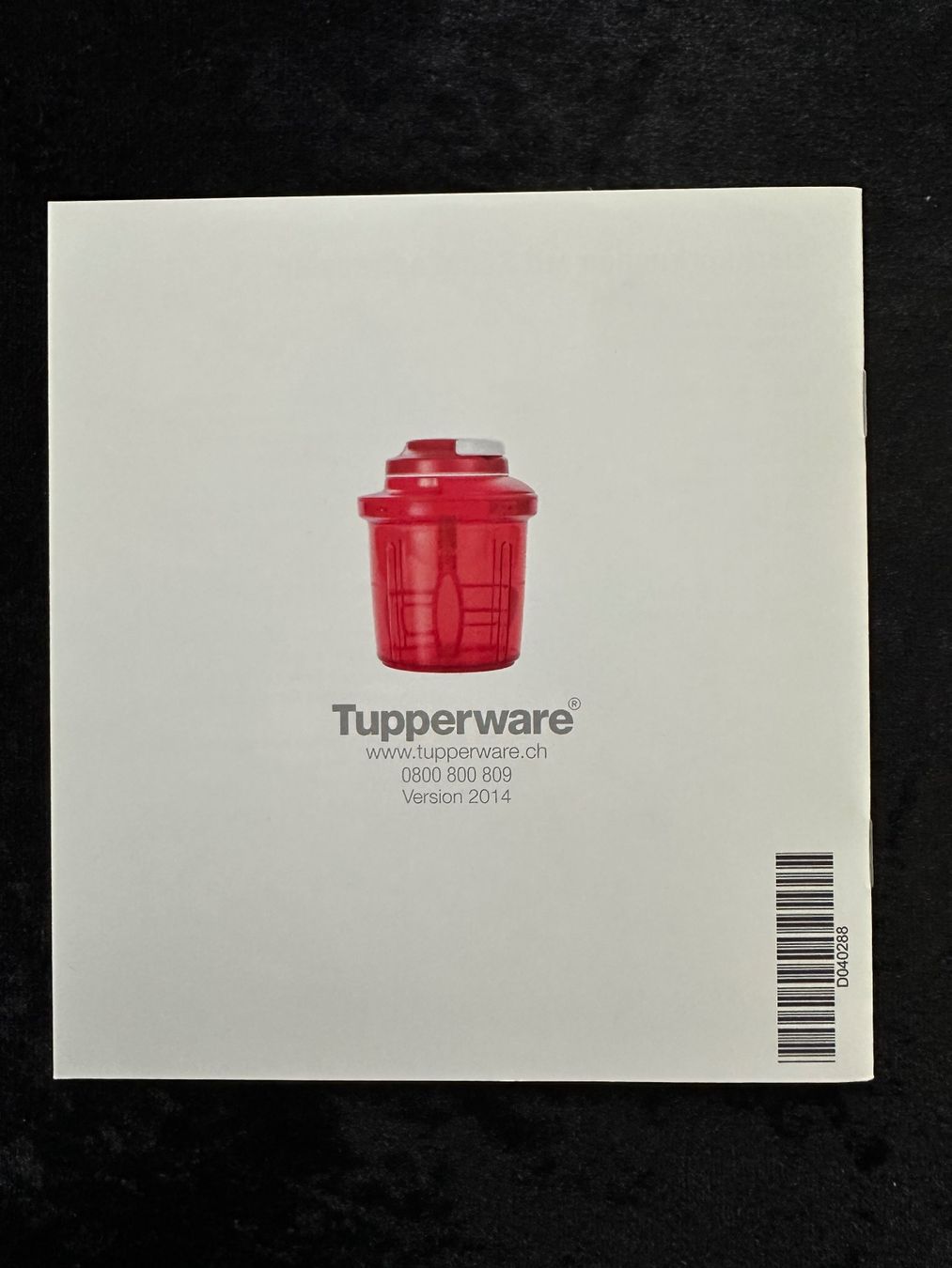 Libri: Tupperware Rezeptheft „TupperChef" – Nuovo (secondo la descrizione) da Wallbach venduto da paxnic 1