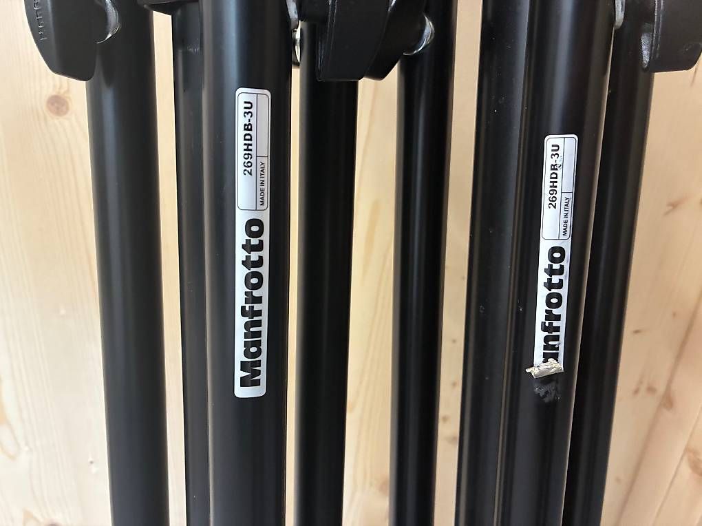 Treppiedi & Teste: 2x Manfrotto 269 HDB-3U – Usato da Fribourg venduto da waves55 1