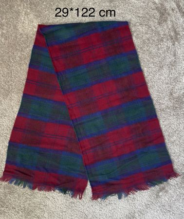 Écharpe vintage Blackrock en cachemire et laine