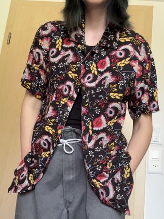 Cooles Brave Soul dragon Shirt Hemd.
