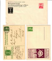 Landesausstellung 1914 - 2 Ganzsachen & 1 Ausstellungsbrief