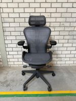 Herman Miller Aeron Remastered Graphite Atlas Headrest