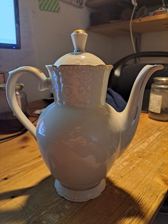 CONGARTENO Glas Teekanne Mit Sieb - Hitzebeständig Mit Holzgriff, 0,5L