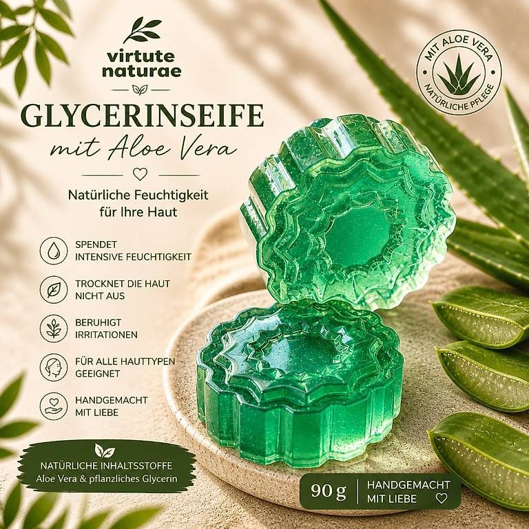 Doccia: Aloe-Vera Seife – Nuovo e nell'imballaggio originale da Winterthur venduto da Chiqita