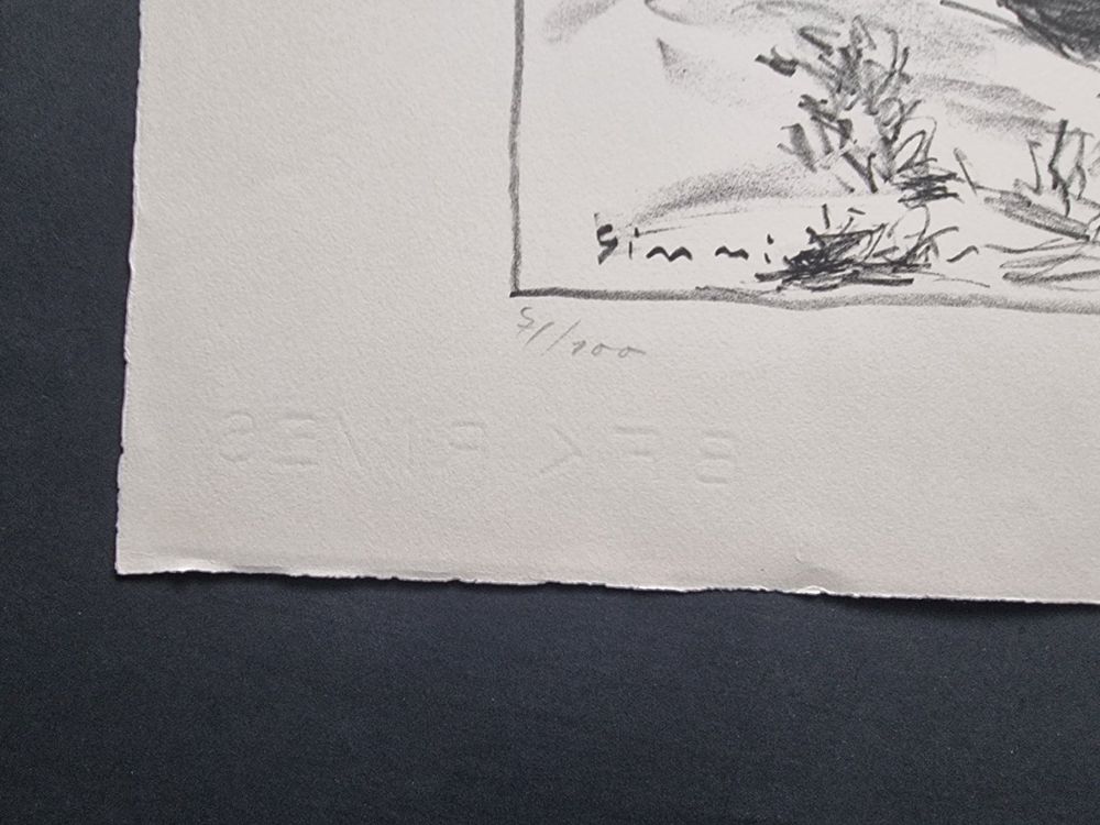 GIMMI WILHELM LITHOGRAPHIE SIGNIERT NUMMERIERT 4