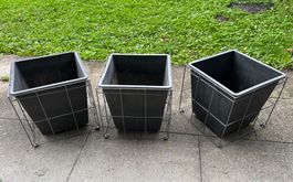 3er Set Übertöpfe/Blumentöpfe für kreative Bastler