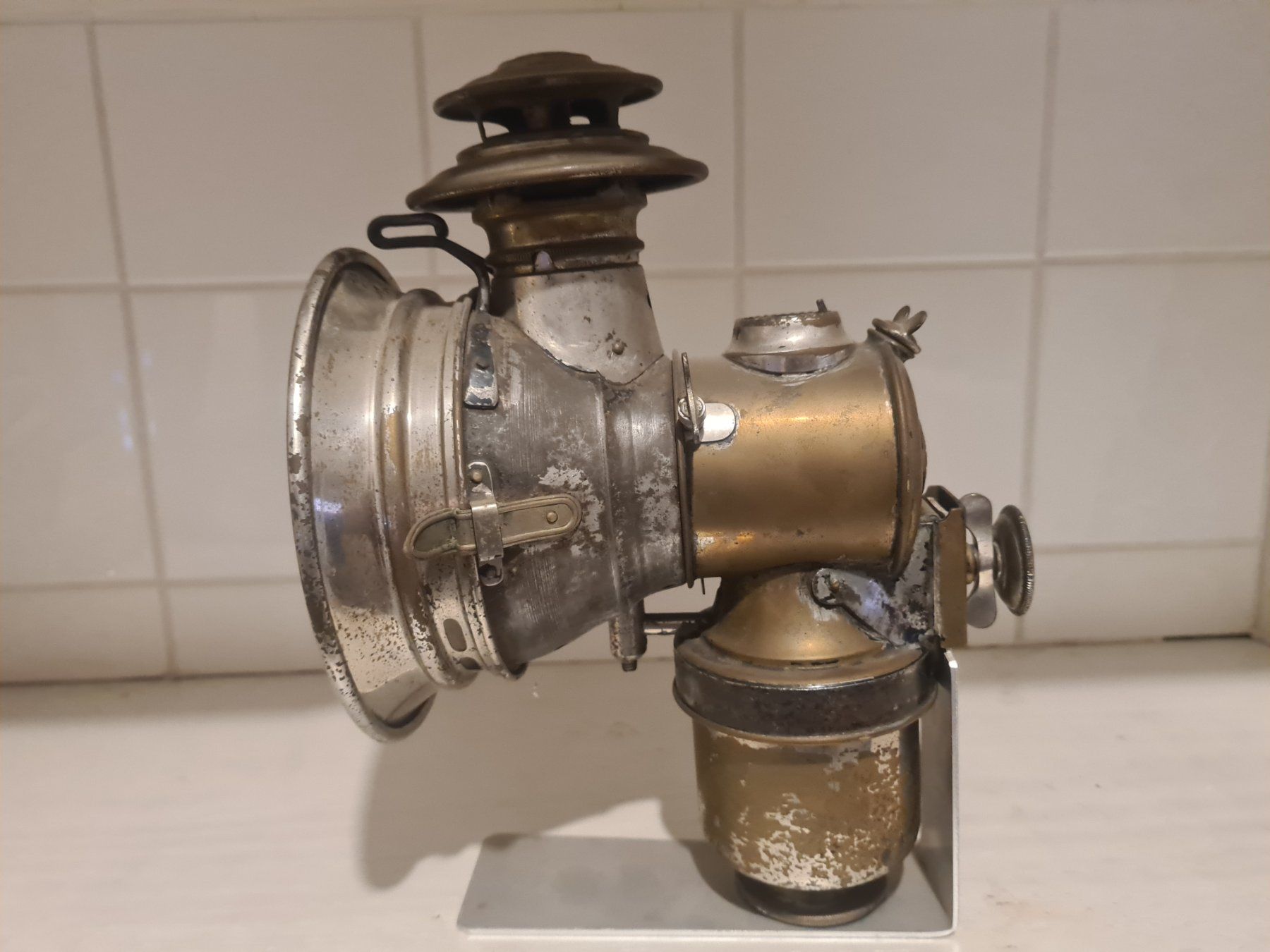 Fari: PHARE  MOTO  PRE-WAR  GERMANIA  RARE  OLDTIMER  VINTAGE – Usato da Bellevue venduto da BURGOLMANIA 2
