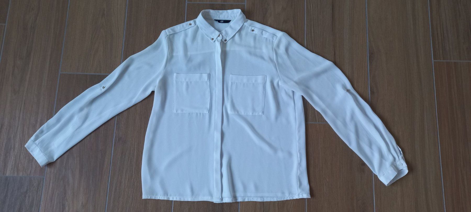 Avant Premiere Blusen: Bluse langarm Farbe Weiss Gr. S Marke H&M – Gebraucht aus Stans von Acnml 2