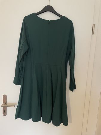 M&S Collection Kleid, Gr. 44, Grün, dicker Baumwollstoff