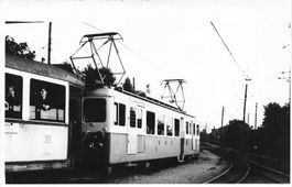 Montreux VD MOB Historischer Elektrotriebwagen foto 16 x 10