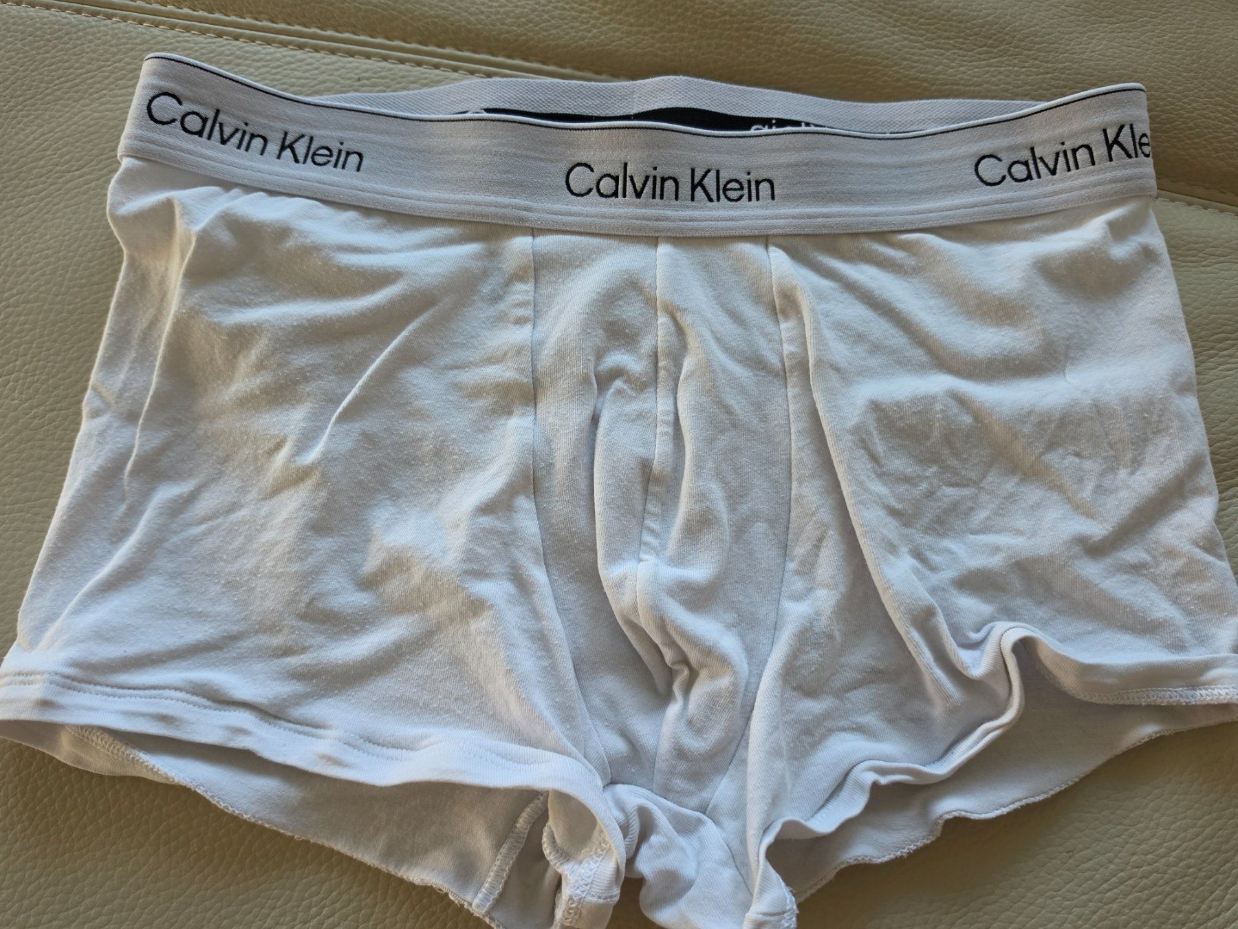 Calvin Klein Unterwäsche: Calvin Klein Unterhose weiss Gr. M – Gebraucht aus Willisau von dor_xp9g