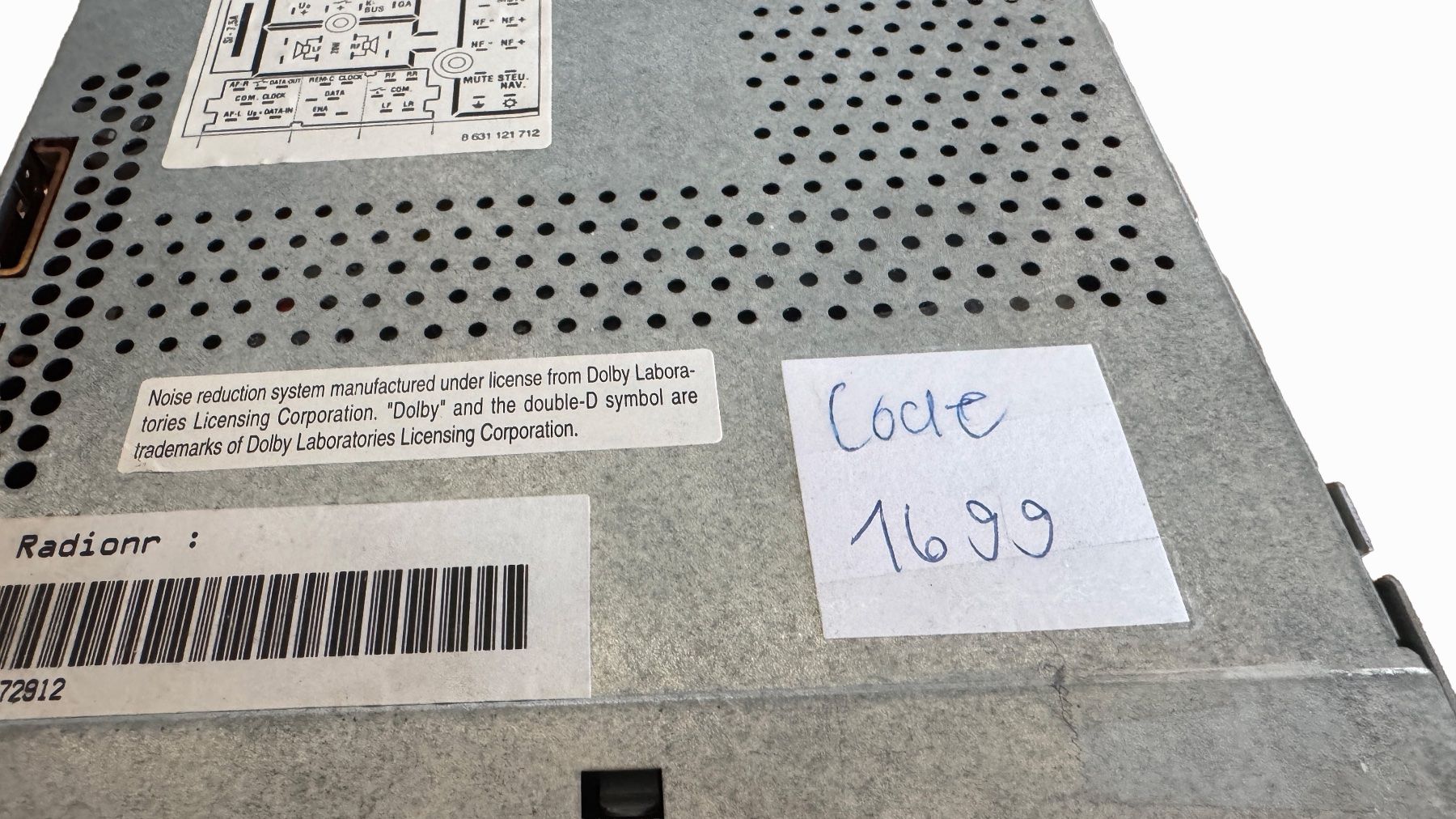 Blaupunkt Radio: Original Audi Concert Radio 4B0035186D mit Code – Usato da Kleinandelfingen venduto da _Sebi 3