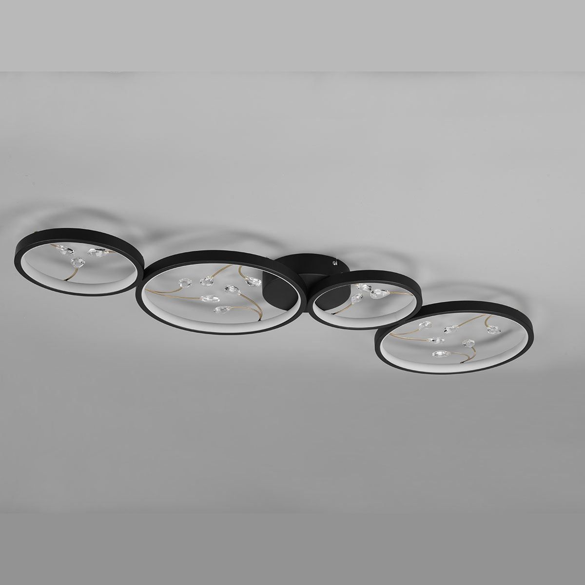 Lampadari & plafoniere: LED Deckenleuchte, Ringe, 95 cm x 40 cm – Nuovo (secondo la descrizione) da Kreuzlingen venduto da Smart-Light 1