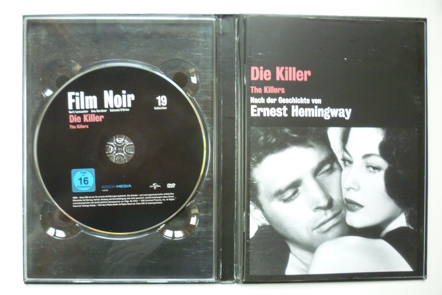Tutti i DVDs: Die Killer - Klassiker 1946 - Burt Lancaster - Mediabook – Usato da Münchenstein venduto da antares09 2