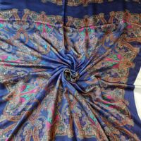 Designer Foulard Seide 100% Jacquard 0.95x0.95m Paisley