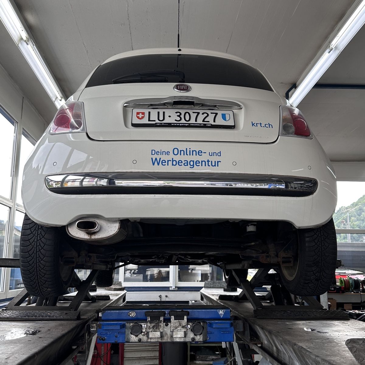 Fiat Automobili: Fiat 500 weiss 1.2 8V – Usato da Luzern venduto da AK64 2