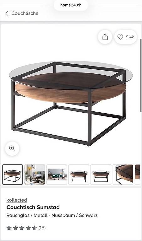Tavoli: Couchtisch mit Glas – Usato da Uster venduto da ceh_8pgy 2