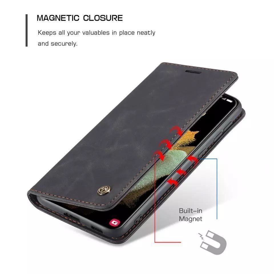 Cover & Protezioni schermo: CaseMe Galaxy S21+ Luxus Leder Case – Nuovo e nell'imballaggio originale da Zürich venduto da Store-247 7