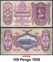 100 pengö 1930 UNZ