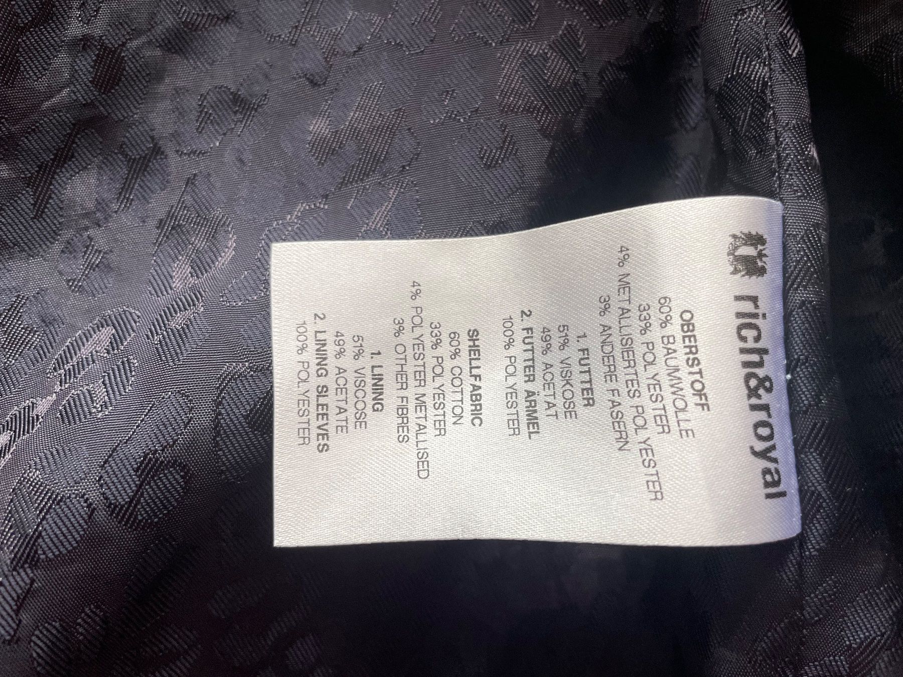 Rich & Royal Giacche: Rich & Royal Jacke – Usato da Unteriberg venduto da fae_2gz2 3