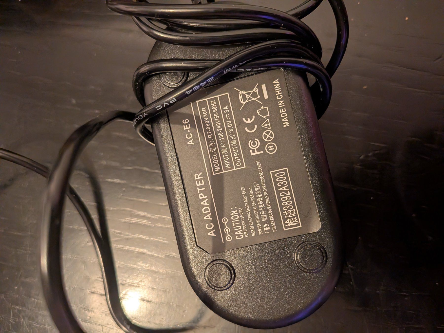 Unità & Adattatore: Canon DR-E6 Netzteil SLR extern – Usato da Zuerich venduto da psytraxx 2