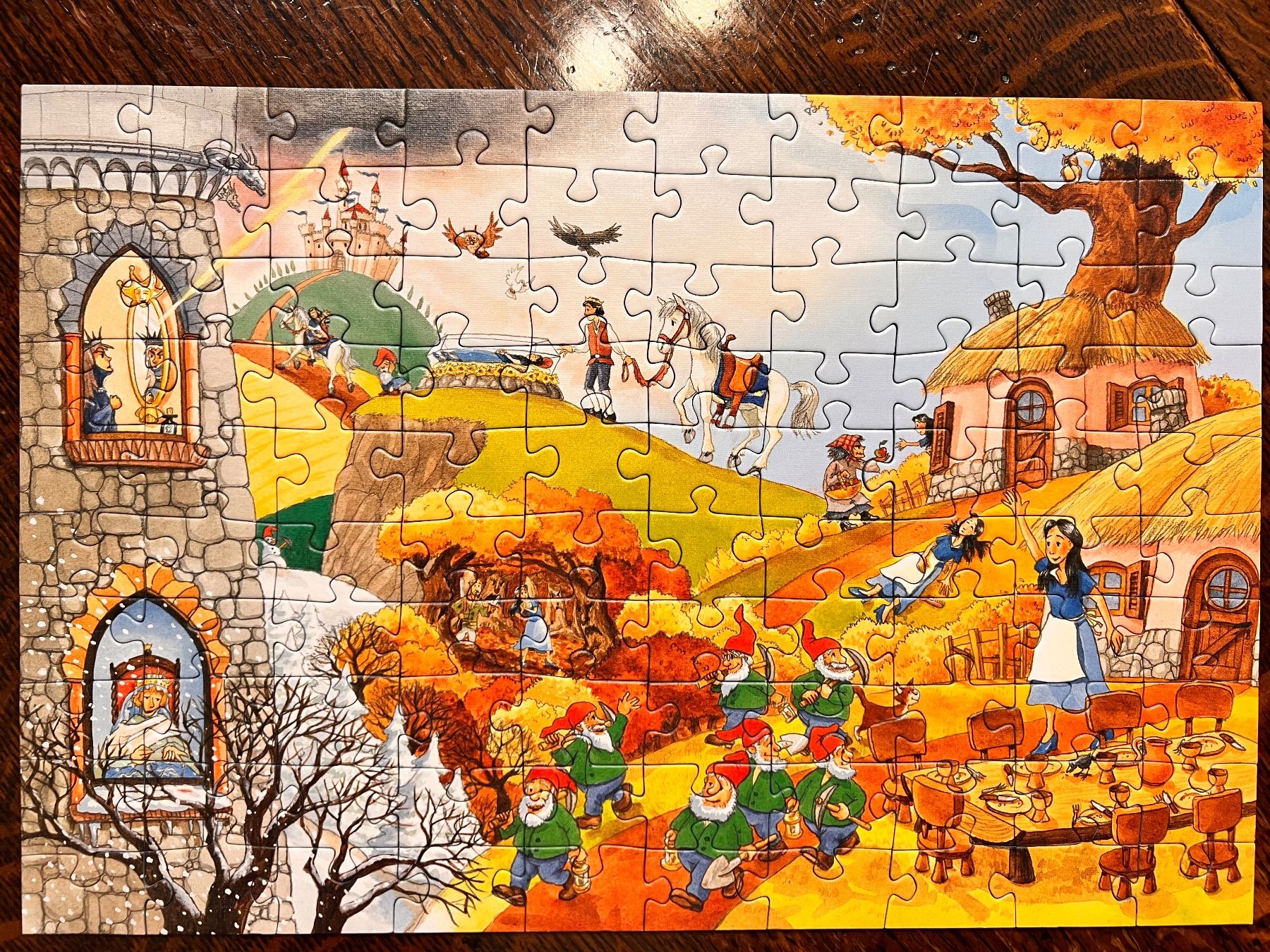 Puzzles: 4 Stk. Schmidt Puzzle Es war ein mal. Und 1  Märchen text – Gebraucht aus Winkel von Tilivika 5
