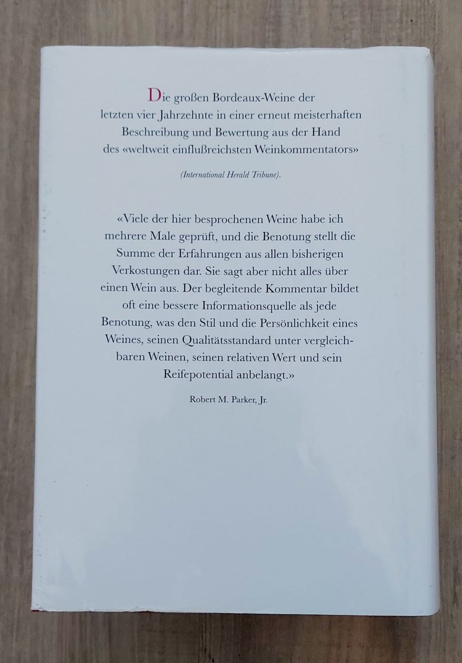 Libri: Buch Parker Bordeaux – Usato da Gümligen venduto da VIN-TAGE-ZONE 2