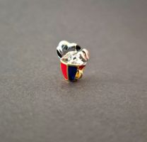 Silber Charm Snoopy in Tasse +Garantie