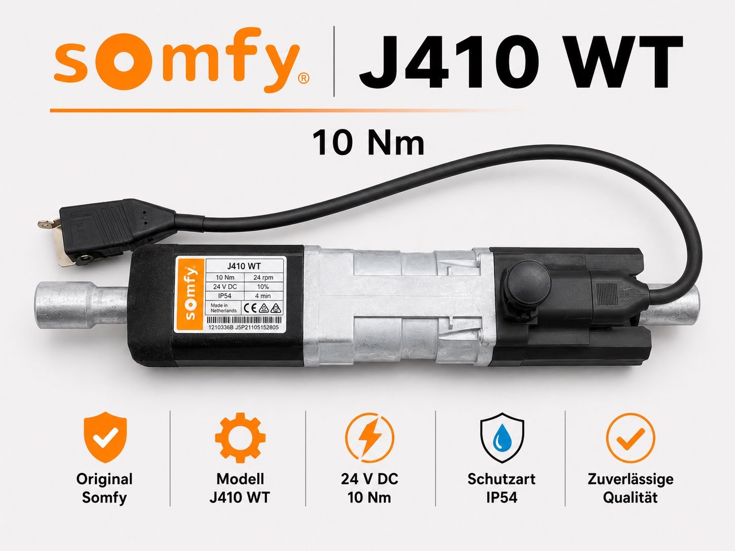 Somfy Tende da sole: Somfy J410 WT Storenmotor absolute Neuware – Nuovo e nell'imballaggio originale da Zürich venduto da Shalashaska