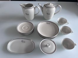 Altes Langenthal-Kaffeeservice 19-teilig Porzellan