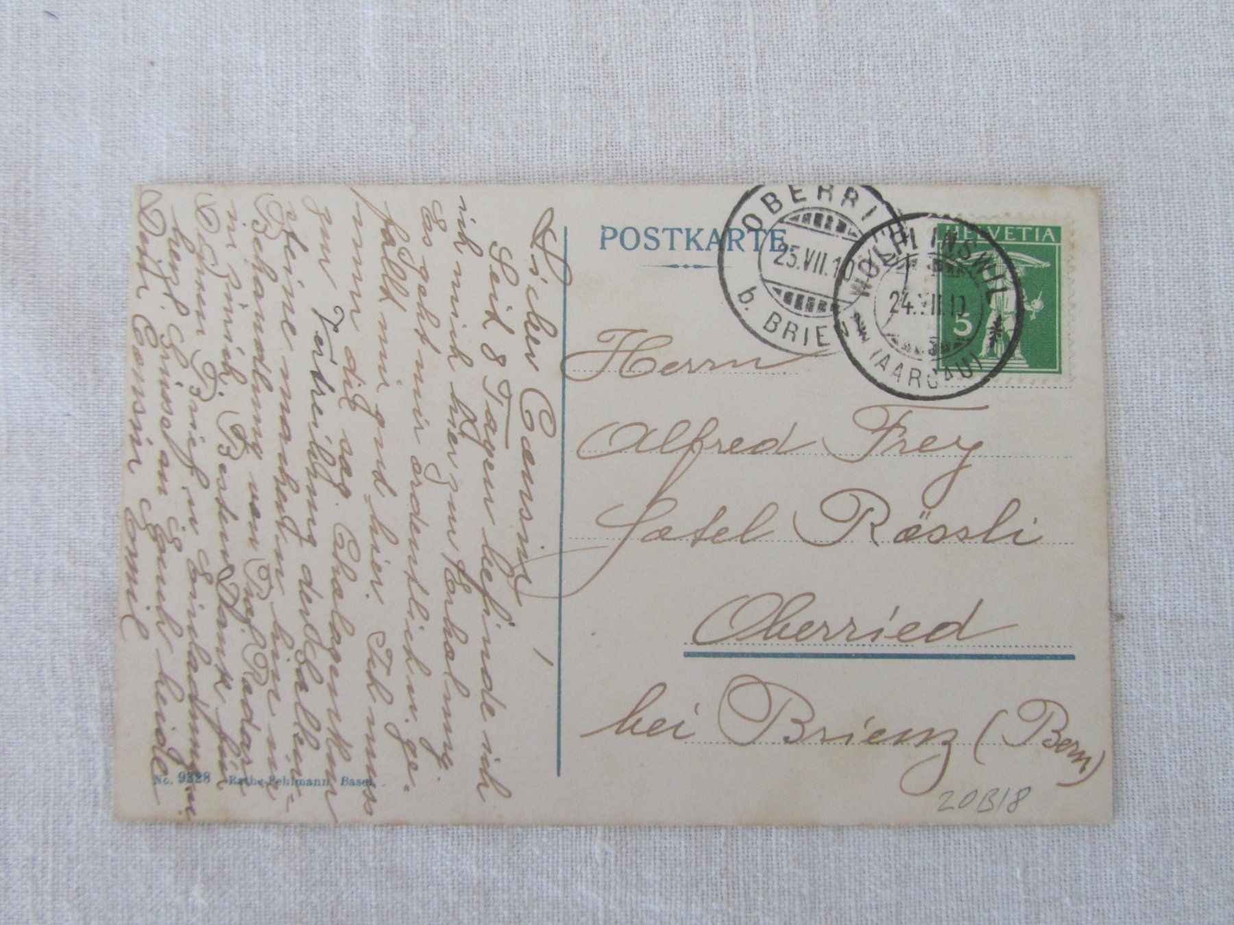 Cartoline postali: Wölfliswil – Usato da Seengen venduto da mikelele 1