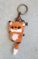 Amigurumi Schlüsselanhänger mit Fuchs  Neu