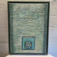 Original Kunstwerk: Acryl/Collage "Stille wirken" 2007