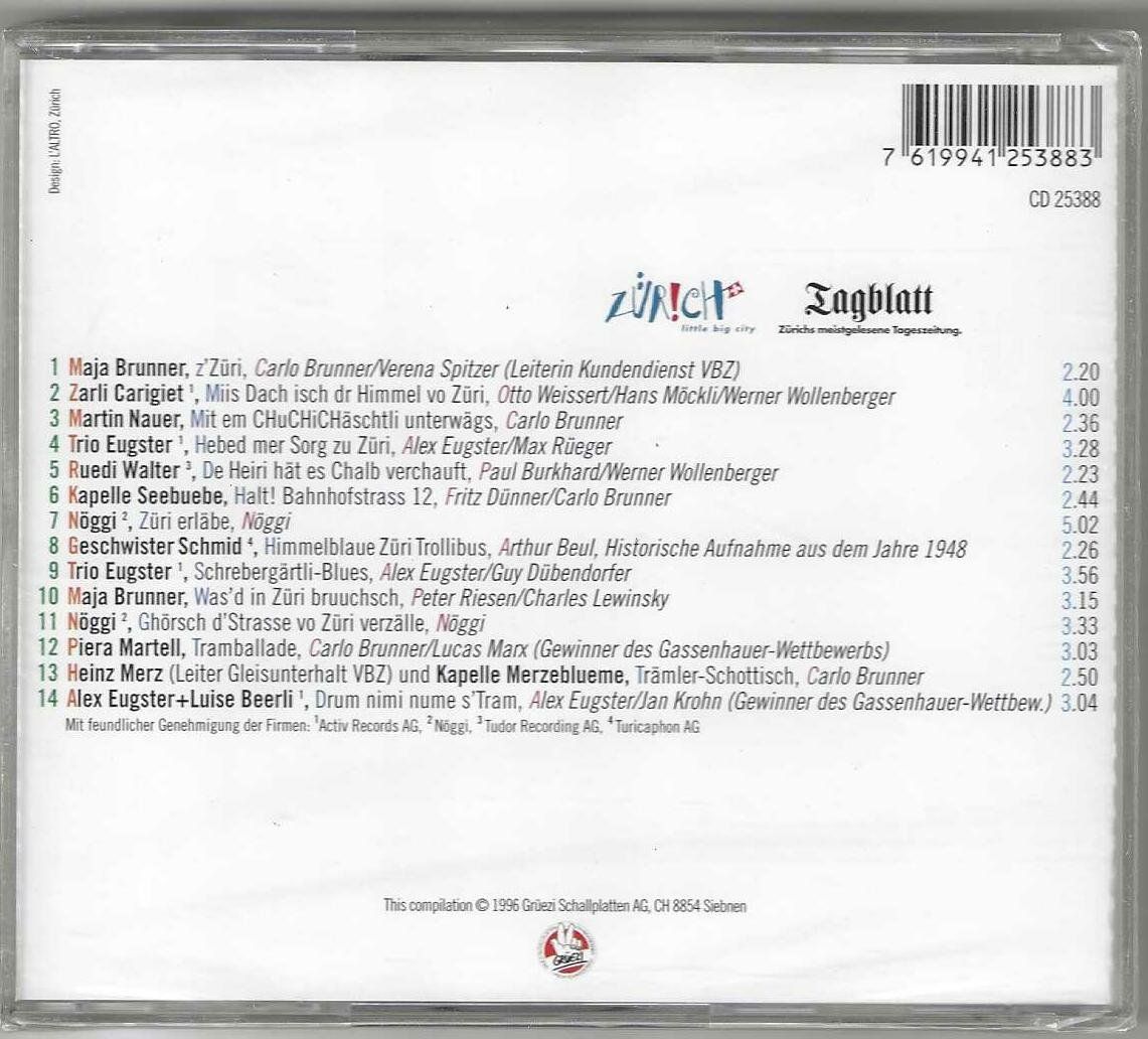 CD: Various - Spazierfahrt Durch Zürich - Neue – Usato da Genève venduto da CDLPBookS 1